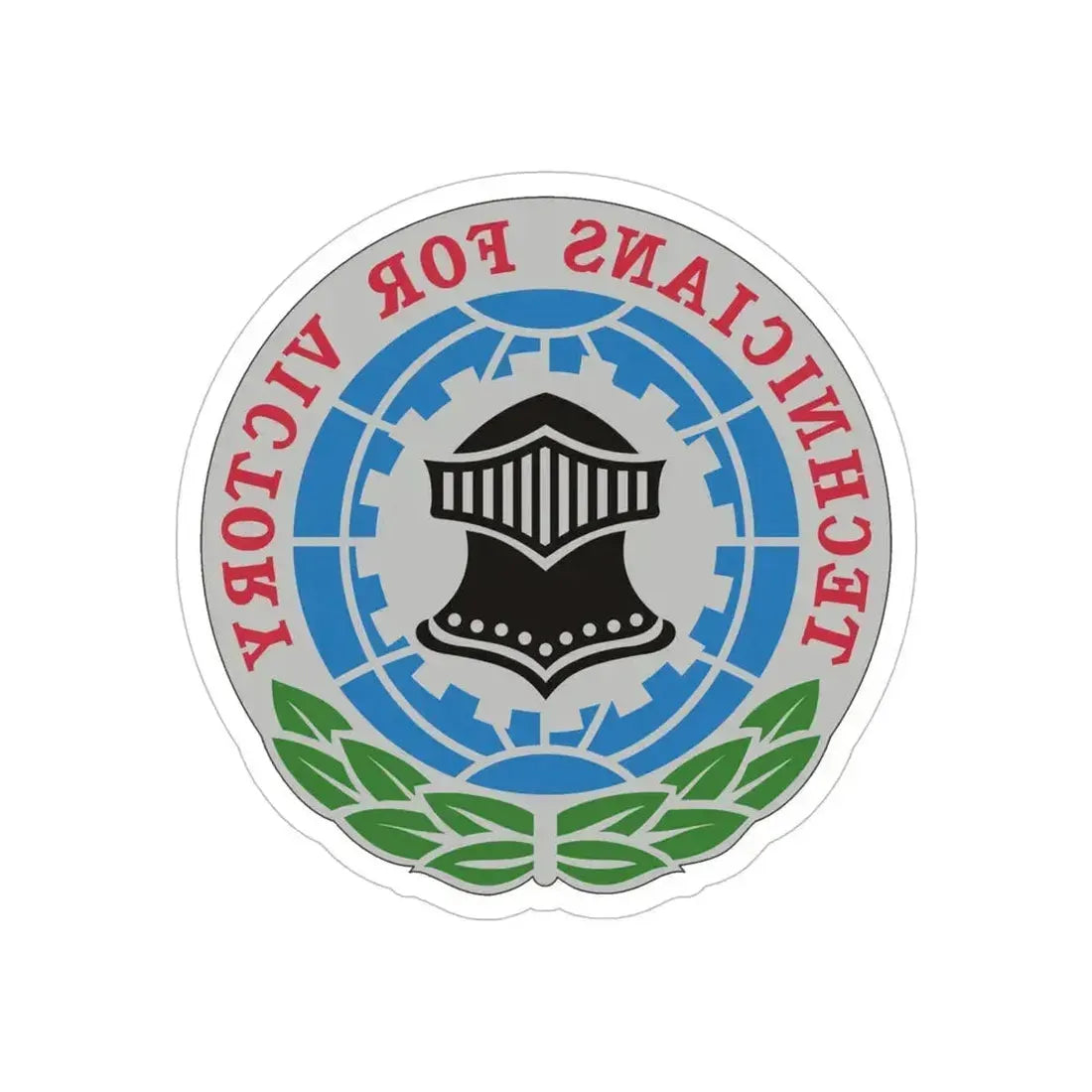 203 Military Intelligence Battalion (U.S. Army) REVERSE PRINT Transparent Die-Cut STICKER 6 Inch Die-Cut Transparent - The Sticker Space