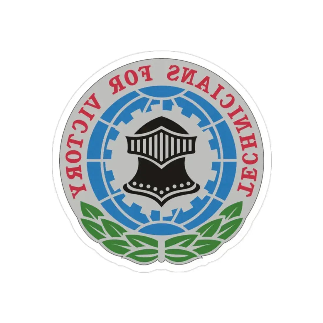 203 Military Intelligence Battalion (U.S. Army) REVERSE PRINT Transparent Die-Cut STICKER - The Sticker Space