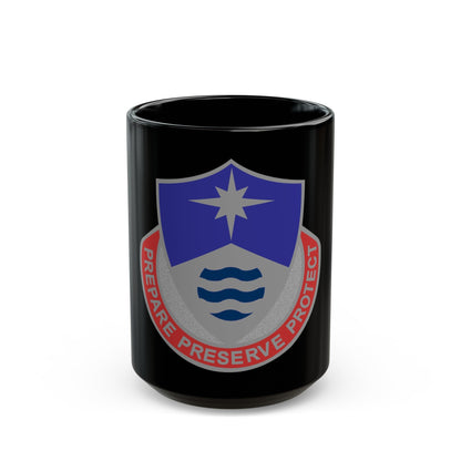 203 Personnel Services Battalion (U.S. Army) Black Coffee Mug-15oz-The Sticker Space