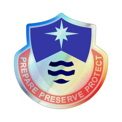 203 Personnel Services Battalion (U.S. Army) Holographic STICKER Die-Cut Vinyl Decal 5 Inch Holographic - The Sticker Space