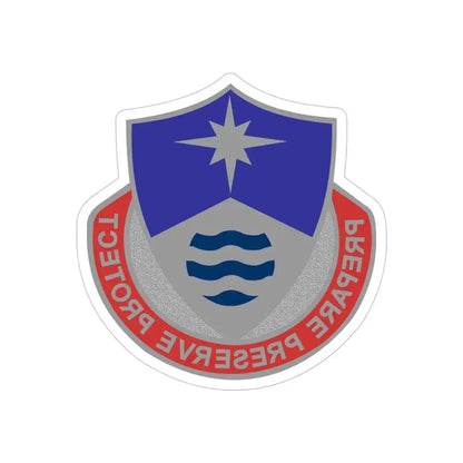 203 Personnel Services Battalion (U.S. Army) REVERSE PRINT Transparent Die-Cut STICKER - The Sticker Space