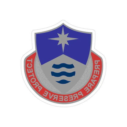 203 Personnel Services Battalion (U.S. Army) REVERSE PRINT Transparent Die-Cut STICKER - The Sticker Space