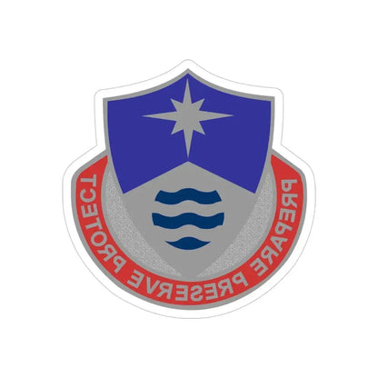 203 Personnel Services Battalion (U.S. Army) REVERSE PRINT Transparent Die-Cut STICKER - The Sticker Space