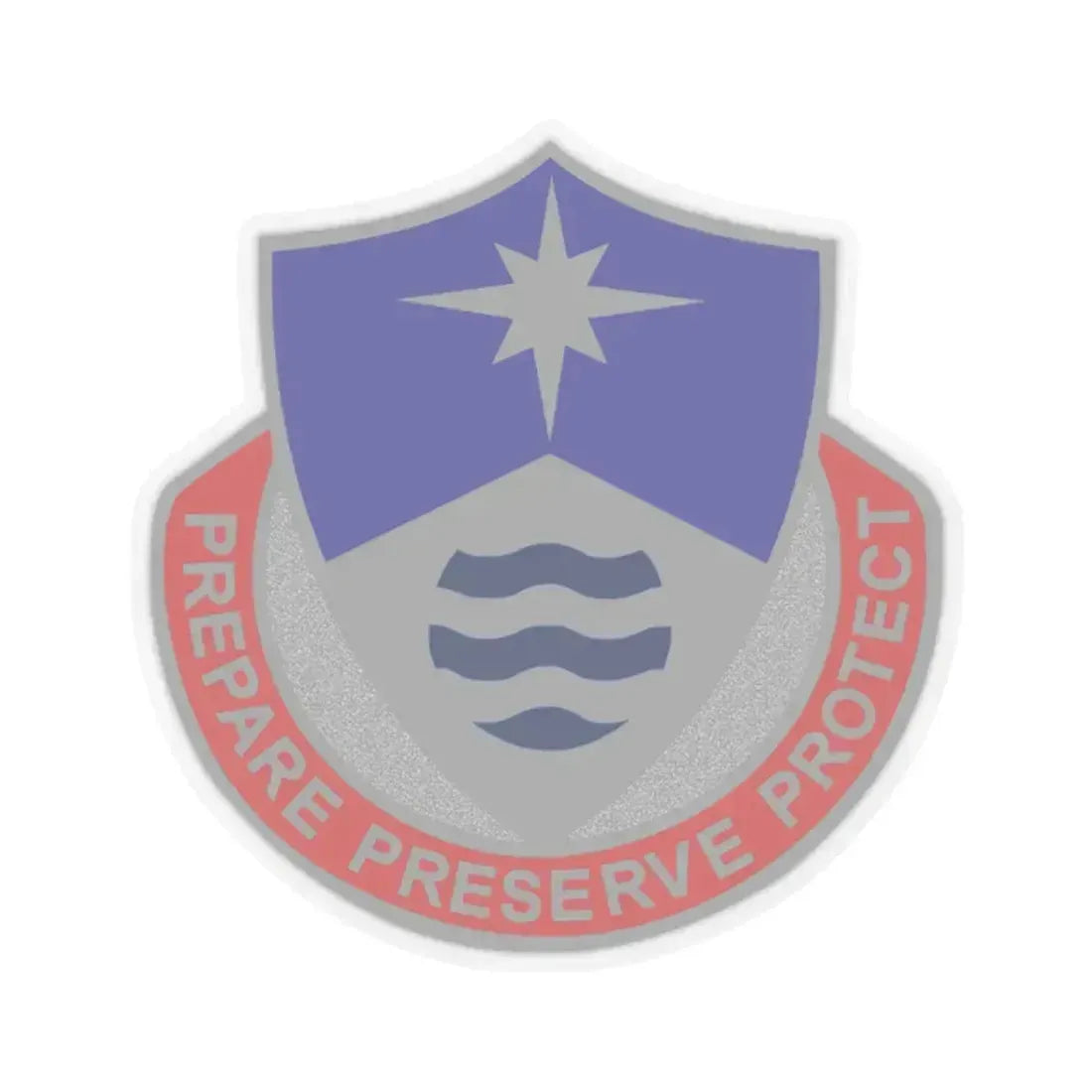 203 Personnel Services Battalion (U.S. Army) STICKER Vinyl Kiss-Cut Decal 2 Inch Transparent - The Sticker Space