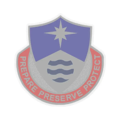 203 Personnel Services Battalion (U.S. Army) STICKER Vinyl Kiss-Cut Decal 2 Inch Transparent - The Sticker Space