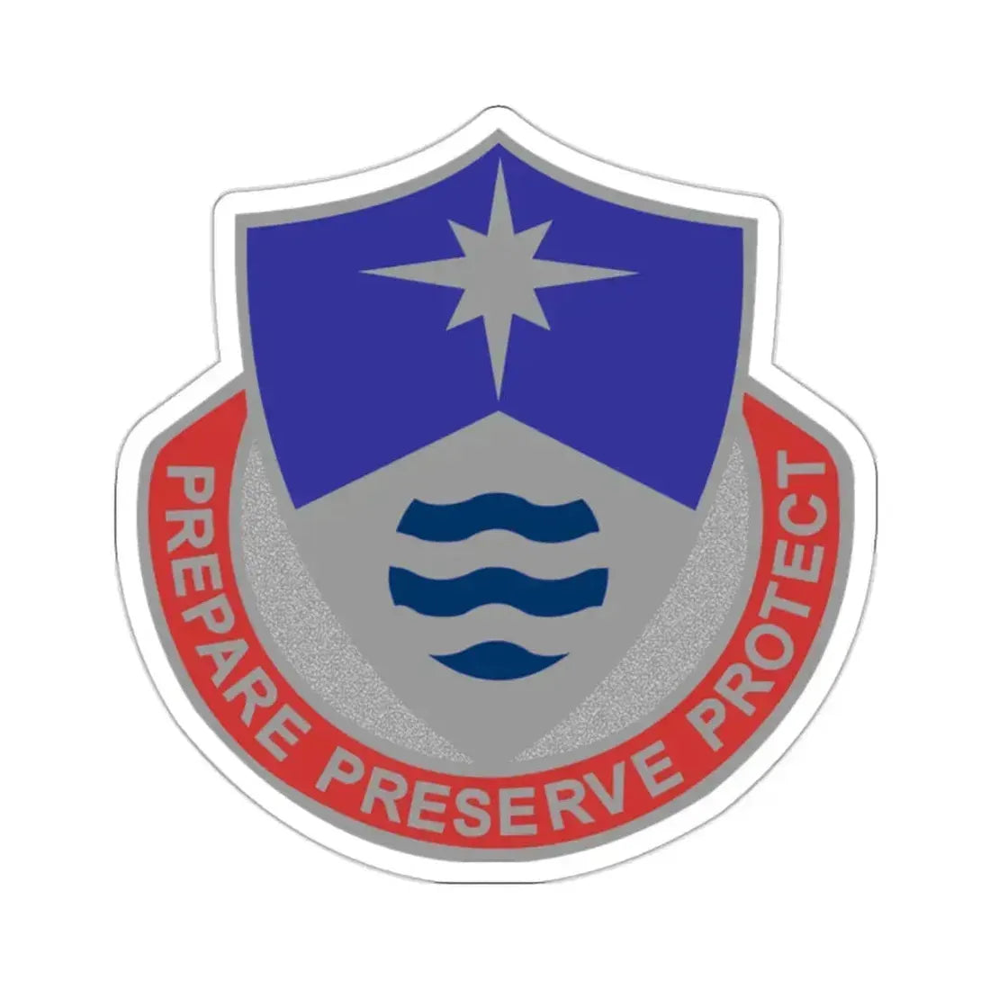 203 Personnel Services Battalion (U.S. Army) STICKER Vinyl Kiss-Cut Decal 2 Inch White - The Sticker Space