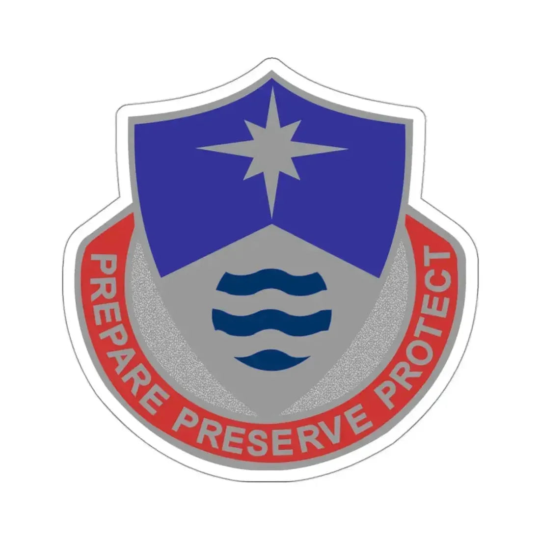 203 Personnel Services Battalion (U.S. Army) STICKER Vinyl Kiss-Cut Decal 3 Inch White - The Sticker Space