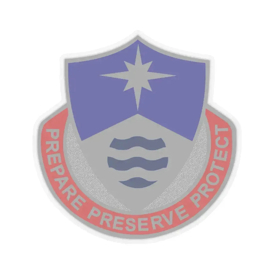 203 Personnel Services Battalion (U.S. Army) STICKER Vinyl Kiss-Cut Decal 4 Inch Transparent - The Sticker Space