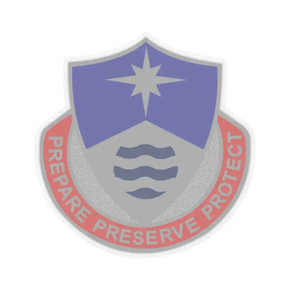 203 Personnel Services Battalion (U.S. Army) STICKER Vinyl Kiss-Cut Decal 4 Inch Transparent - The Sticker Space