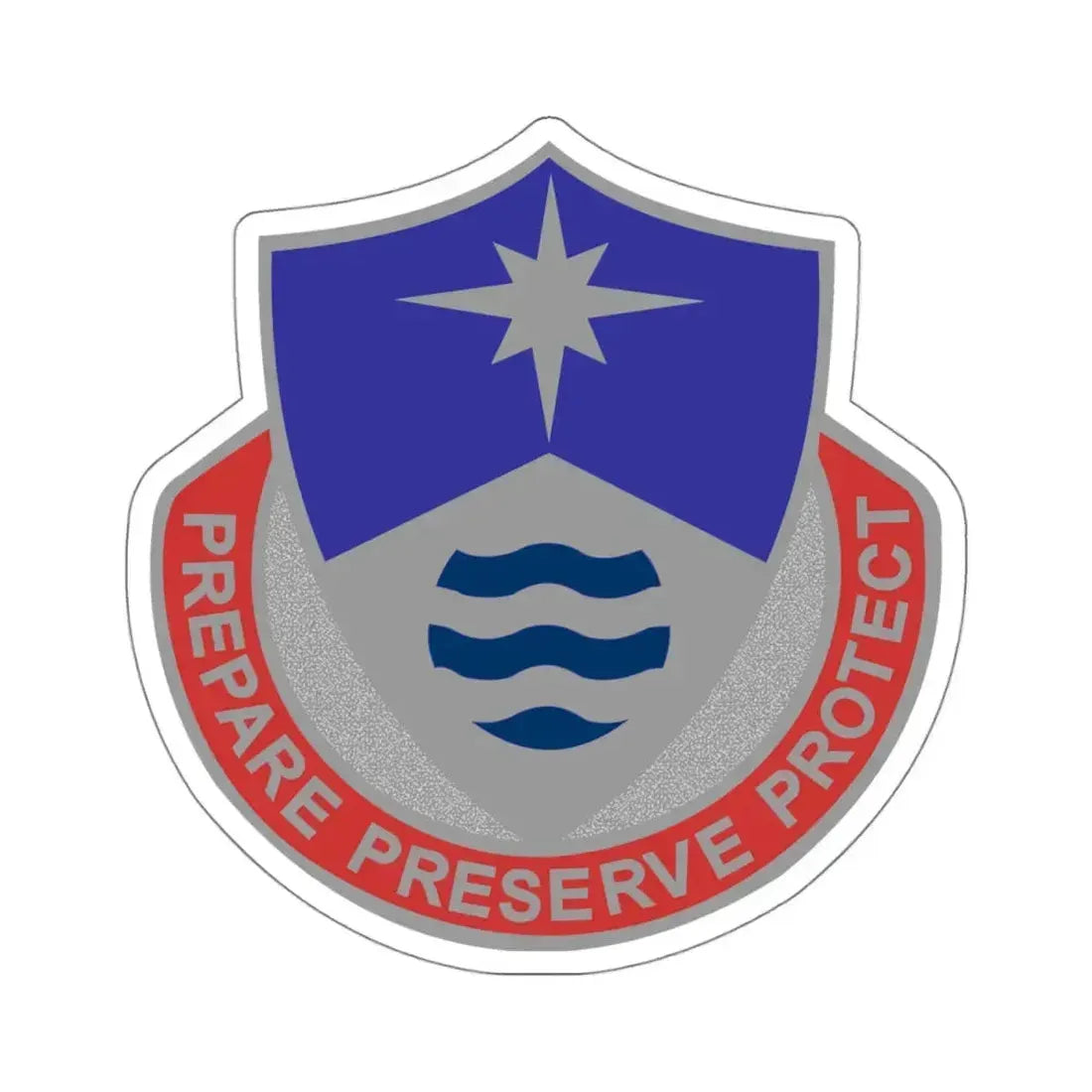 203 Personnel Services Battalion (U.S. Army) STICKER Vinyl Kiss-Cut Decal 4 Inch White - The Sticker Space