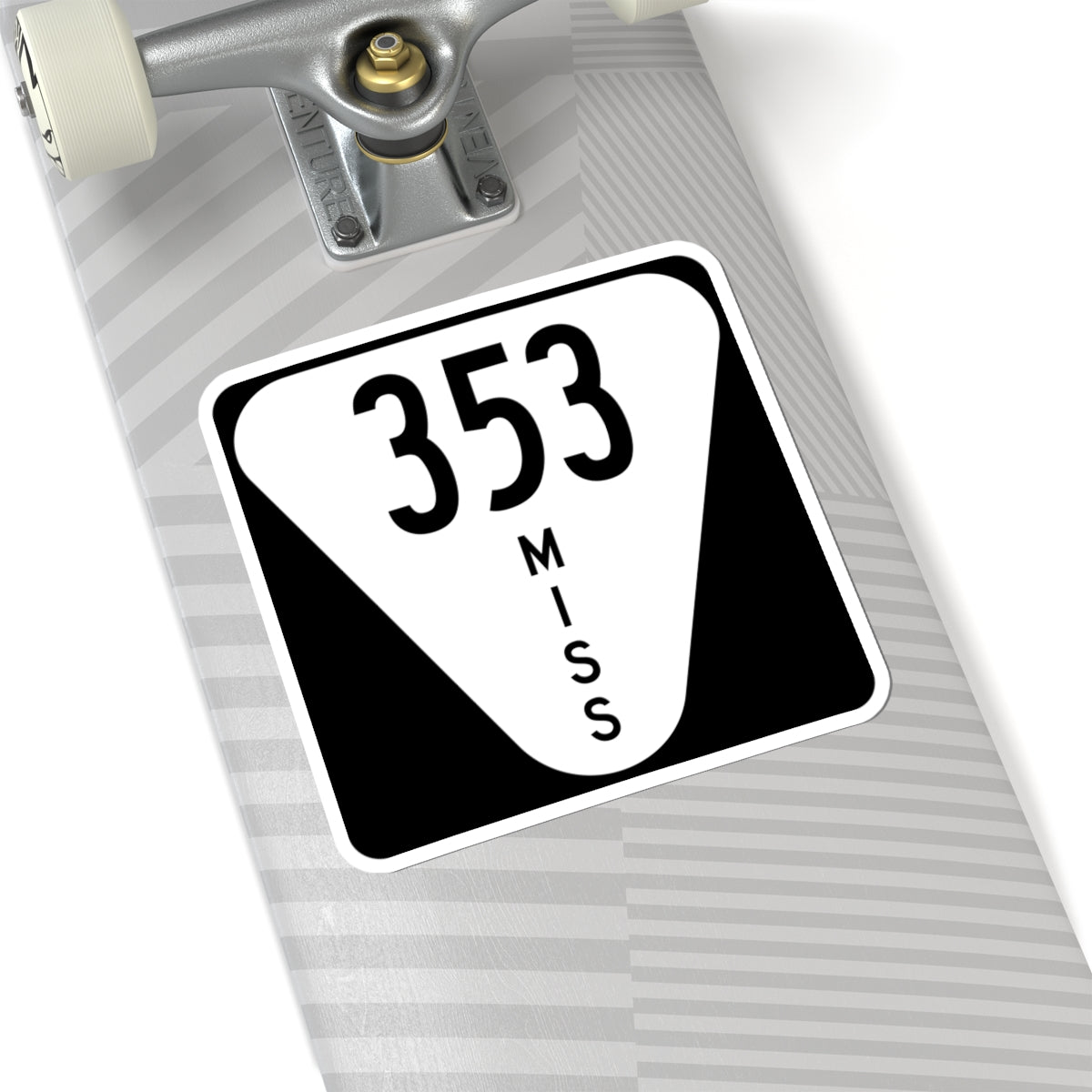 Mississippi 353 (Mississippi) (Road Sign) STICKER Vinyl Kiss-Cut Decal