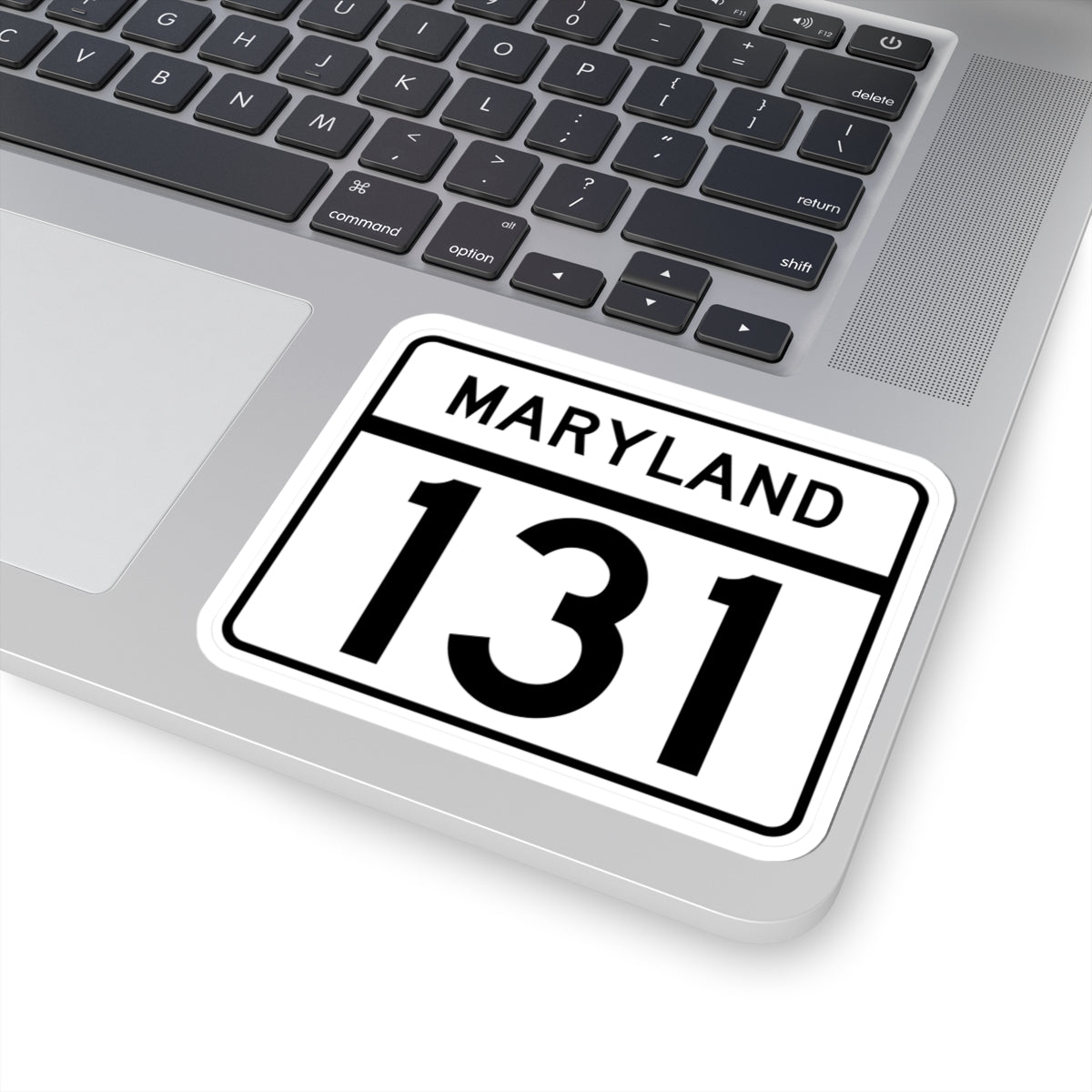 MD Route 131 (Maryland) (Road Sign) STICKER Vinyl Kiss-Cut Decal