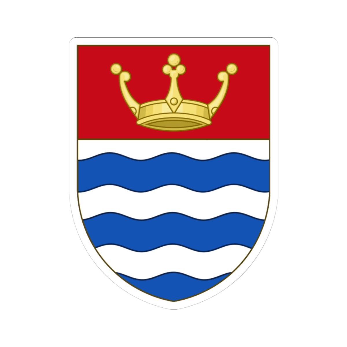 Arms of the Council of Greater London (England) (Coat of Arms) STICKER Vinyl Kiss-Cut Decal