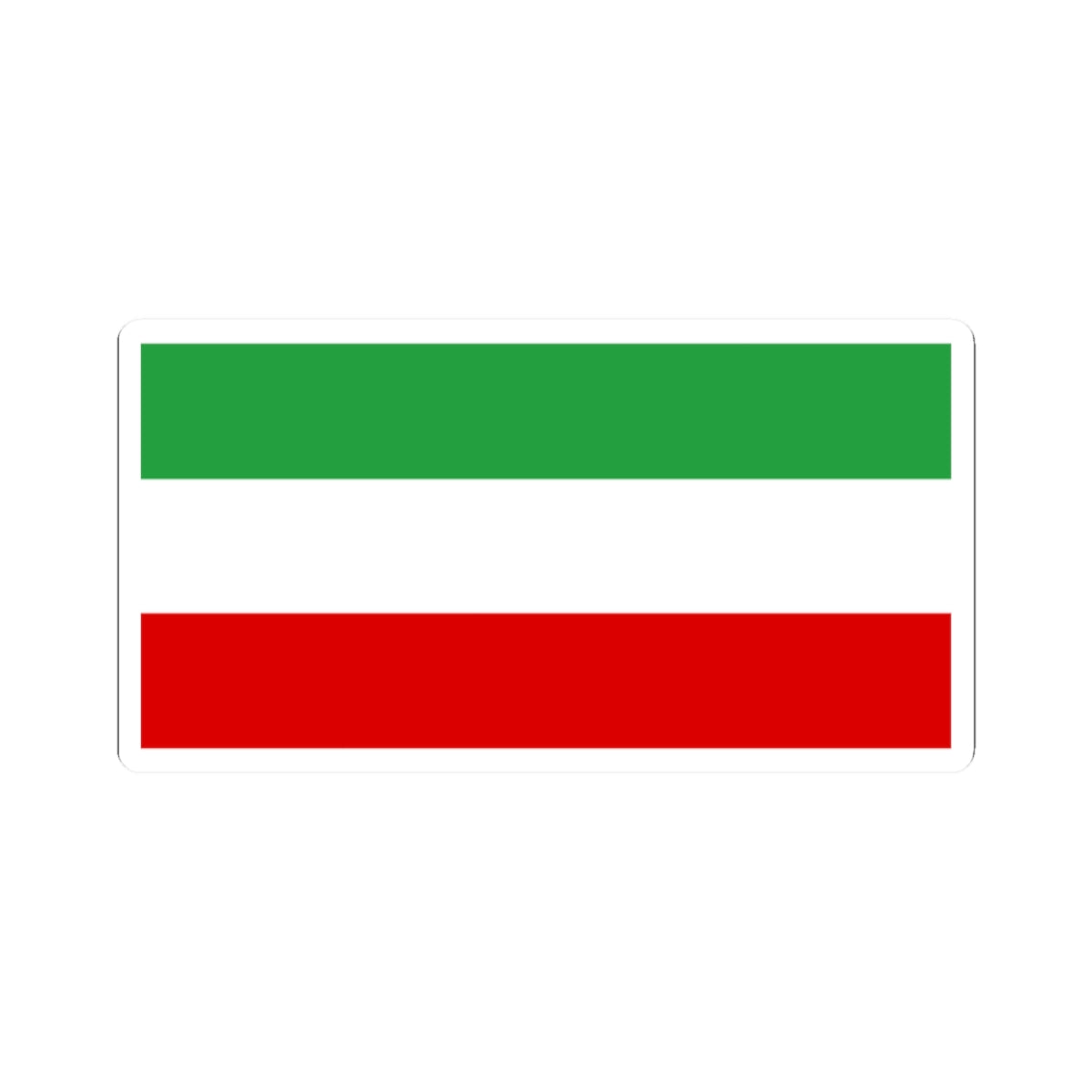 Post-constitutional Revolution Civil Flag of Persia (Iran) STICKER Vinyl Kiss-Cut Decal