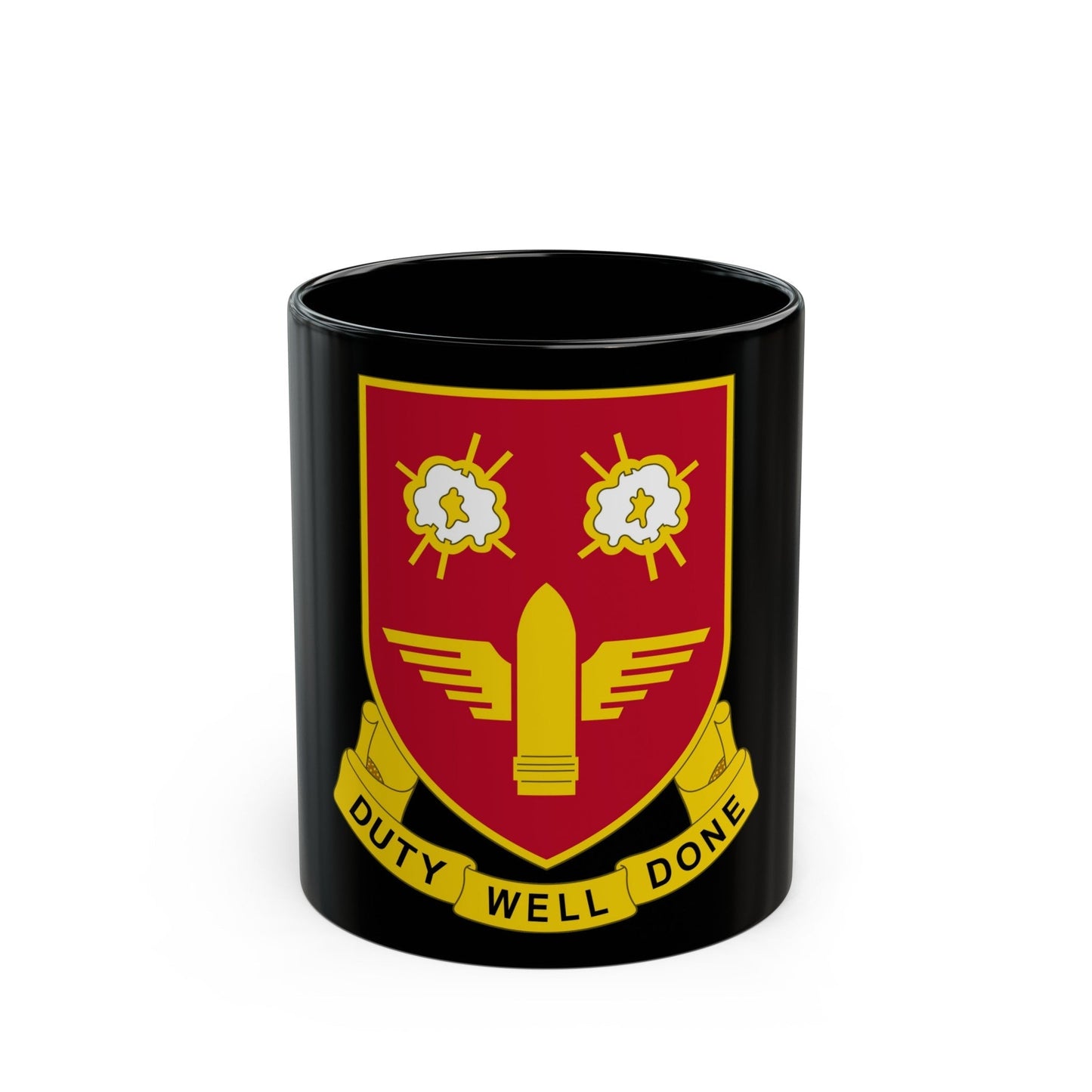 203rd Air Defense Artillery Regiment (U.S. Army) Black Coffee Mug-11oz-The Sticker Space