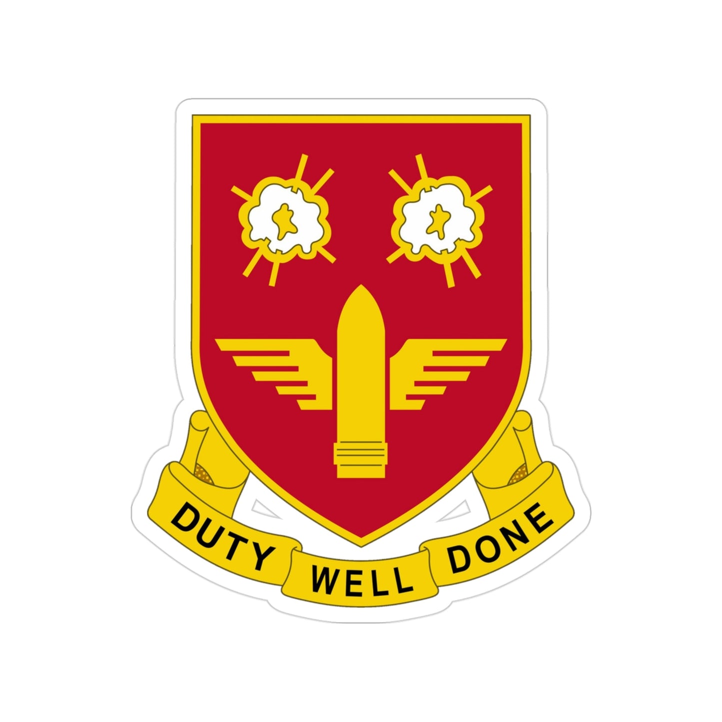 203rd Air Defense Artillery Regiment (U.S. Army) Transparent STICKER Die-Cut Vinyl Decal-3 Inch-The Sticker Space