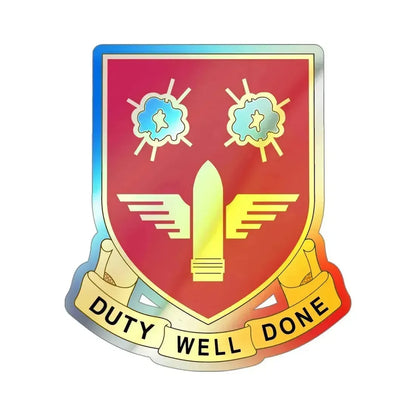 203rd Air Defense Artillery Regiment (U.S. Army) Holographic STICKER Die-Cut Vinyl Decal 4 Inch Holographic - The Sticker Space