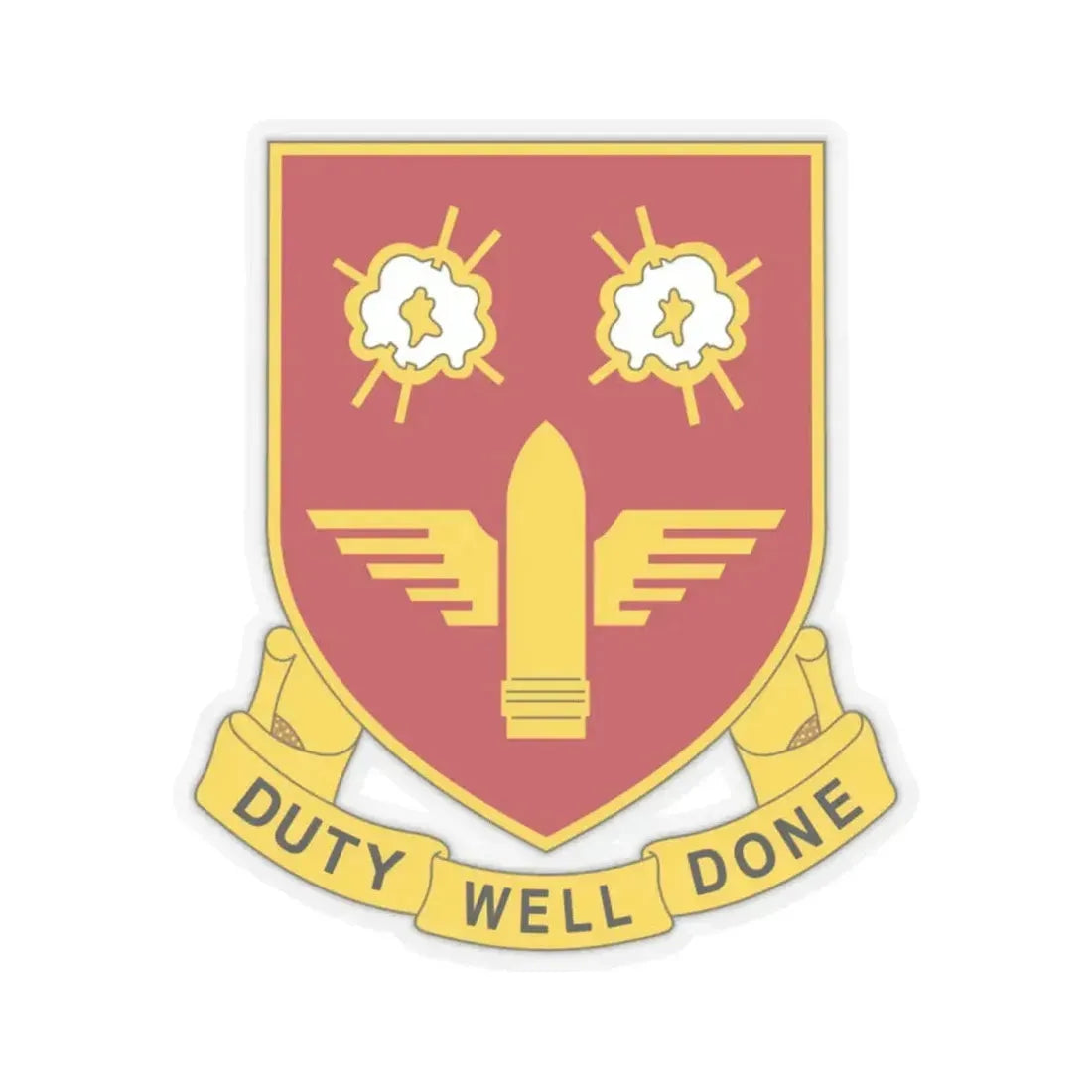 203rd Air Defense Artillery Regiment (U.S. Army) STICKER Vinyl Kiss-Cut Decal 2 Inch Transparent - The Sticker Space