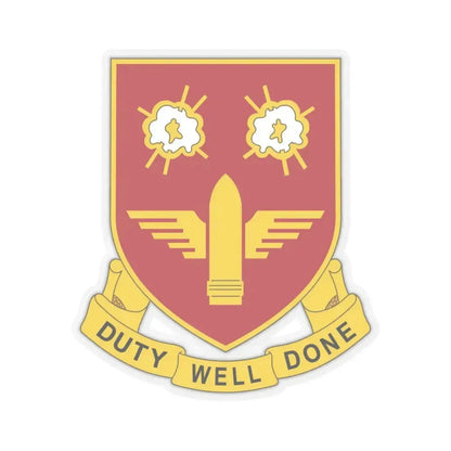 203rd Air Defense Artillery Regiment (U.S. Army) STICKER Vinyl Kiss-Cut Decal 3 Inch Transparent - The Sticker Space