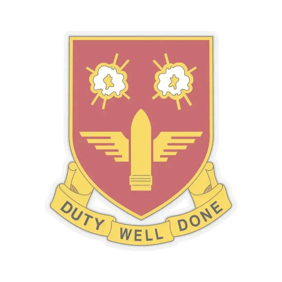 203rd Air Defense Artillery Regiment (U.S. Army) STICKER Vinyl Kiss-Cut Decal 6 Inch Transparent - The Sticker Space