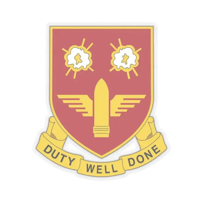 203rd Air Defense Artillery Regiment (U.S. Army) STICKER Vinyl Kiss-Cut Decal 6 Inch Transparent - The Sticker Space