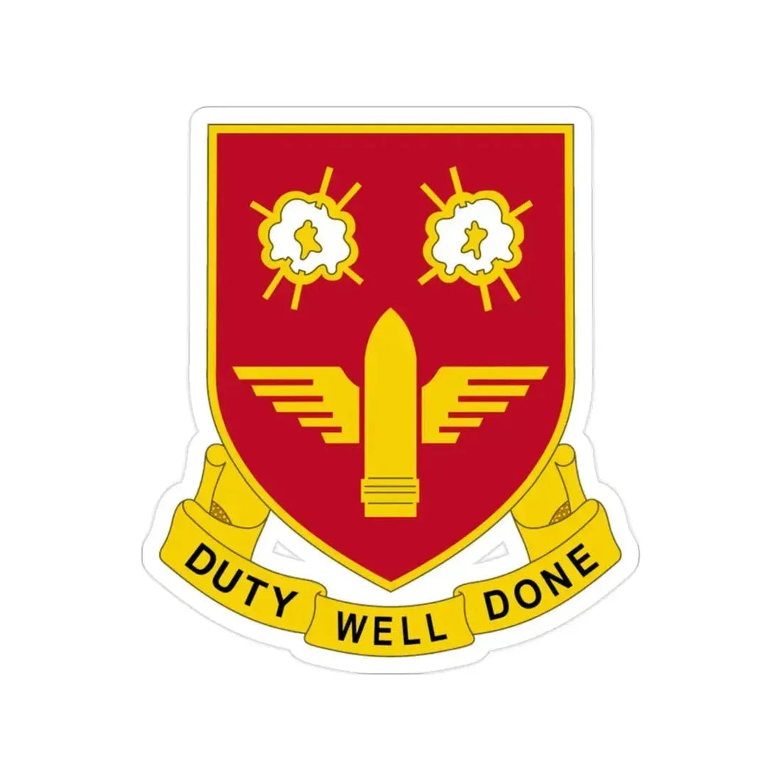 203rd Air Defense Artillery Regiment (U.S. Army) Transparent STICKER Die-Cut Vinyl Decal 2 Inch - The Sticker Space