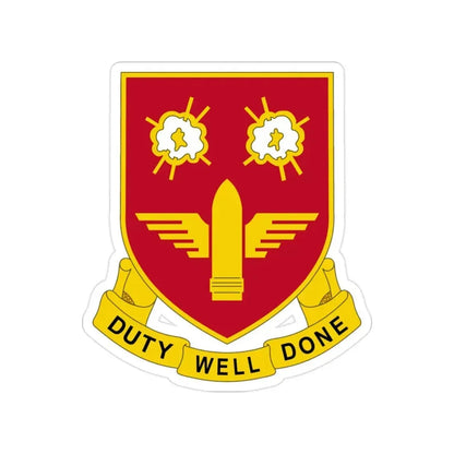 203rd Air Defense Artillery Regiment (U.S. Army) Transparent STICKER Die-Cut Vinyl Decal 2 Inch - The Sticker Space