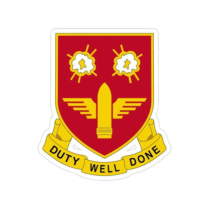 203rd Air Defense Artillery Regiment (U.S. Army) Transparent STICKER Die-Cut Vinyl Decal 5 Inch - The Sticker Space