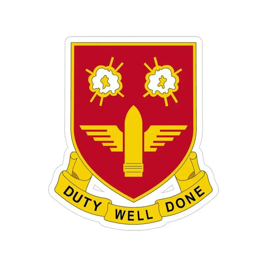 203rd Air Defense Artillery Regiment (U.S. Army) Transparent STICKER Die-Cut Vinyl Decal 6 Inch - The Sticker Space