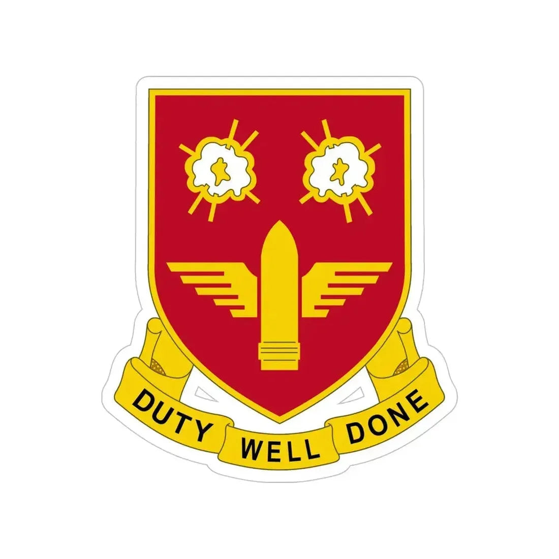 203rd Air Defense Artillery Regiment (U.S. Army) Transparent STICKER Die-Cut Vinyl Decal 6 Inch - The Sticker Space
