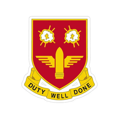 203rd Air Defense Artillery Regiment (U.S. Army) Transparent STICKER Die-Cut Vinyl Decal 6 Inch - The Sticker Space