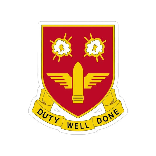 203rd Air Defense Artillery Regiment (U.S. Army) Transparent STICKER Die-Cut Vinyl Decal 6 Inch - The Sticker Space