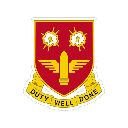 203rd Air Defense Artillery Regiment (U.S. Army) Transparent STICKER Die-Cut Vinyl Decal - The Sticker Space