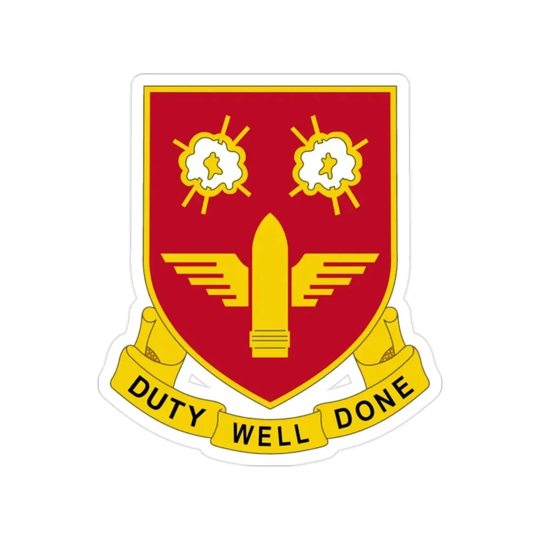 203rd Air Defense Artillery Regiment (U.S. Army) Transparent STICKER Die-Cut Vinyl Decal - The Sticker Space