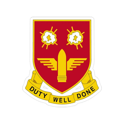 203rd Air Defense Artillery Regiment (U.S. Army) Transparent STICKER Die-Cut Vinyl Decal - The Sticker Space