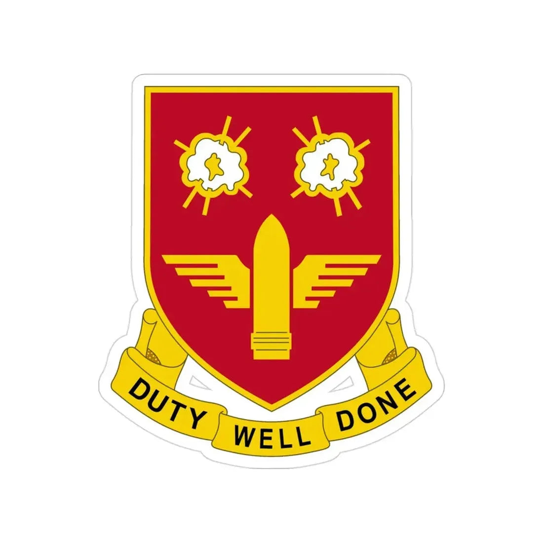 203rd Air Defense Artillery Regiment (U.S. Army) Transparent STICKER Die-Cut Vinyl Decal - The Sticker Space