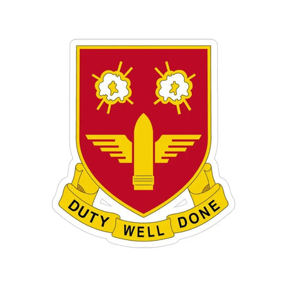203rd Air Defense Artillery Regiment (U.S. Army) Transparent STICKER Die-Cut Vinyl Decal - The Sticker Space