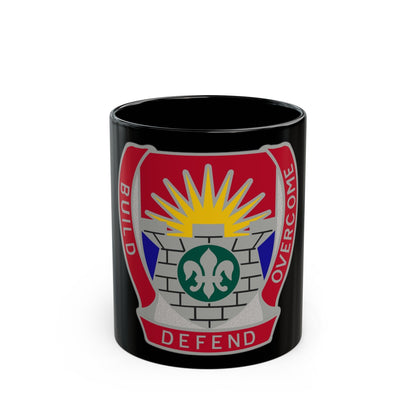 204 Engineer Battalion (U.S. Army) Black Coffee Mug-11oz-The Sticker Space