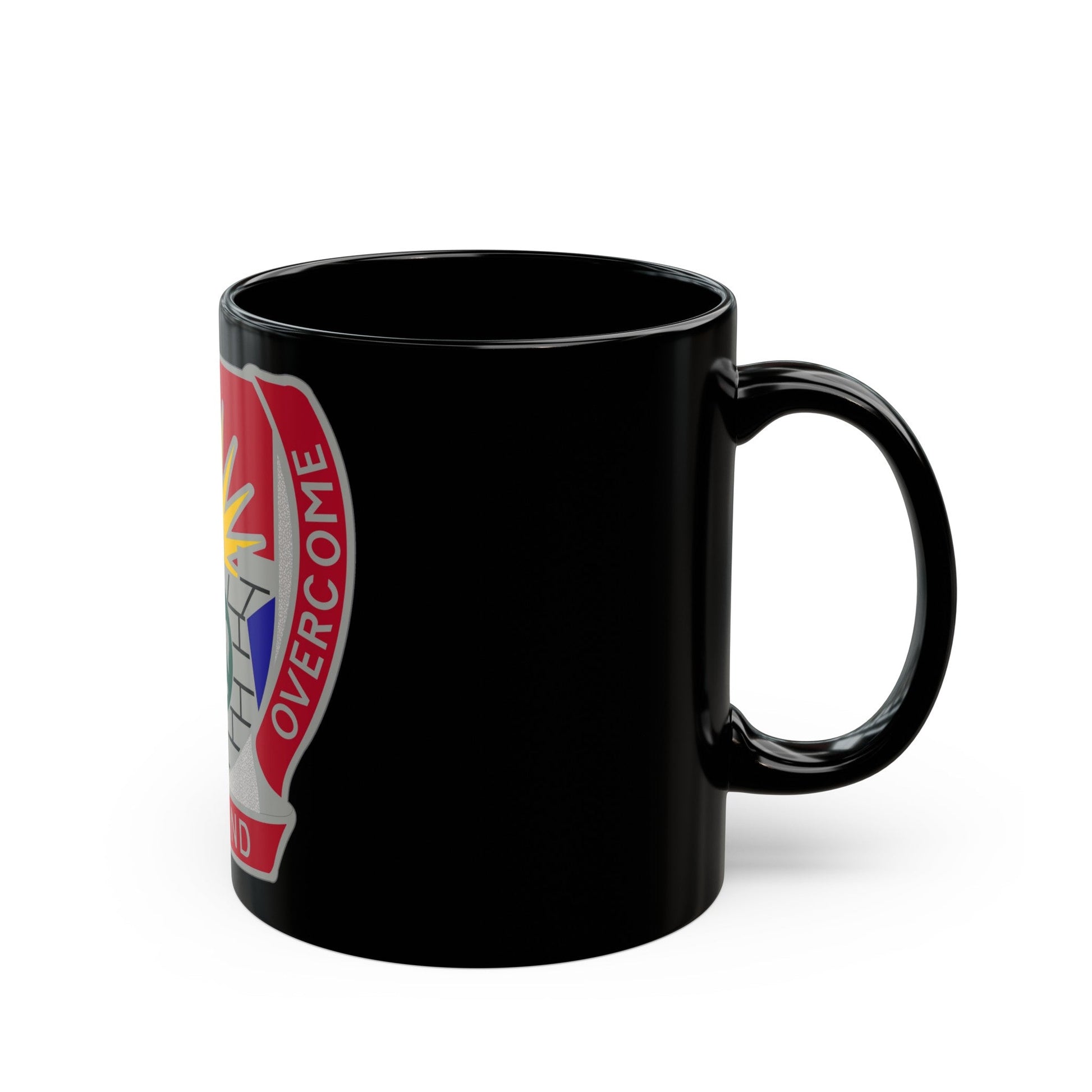 204 Engineer Battalion (U.S. Army) Black Coffee Mug-The Sticker Space