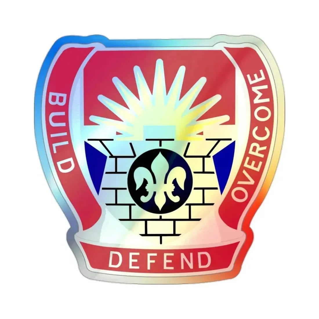 204 Engineer Battalion (U.S. Army) Holographic STICKER Die-Cut Vinyl Decal - The Sticker Space
