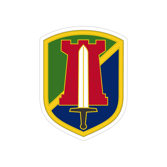 204 Maneuver Enhancement Brigade (U.S. Army) REVERSE PRINT Transparent STICKER-6" × 6"-The Sticker Space