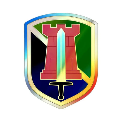 204 Maneuver Enhancement Brigade (U.S. Army) Holographic STICKER Die-Cut Vinyl Decal 3 Inch Holographic - The Sticker Space