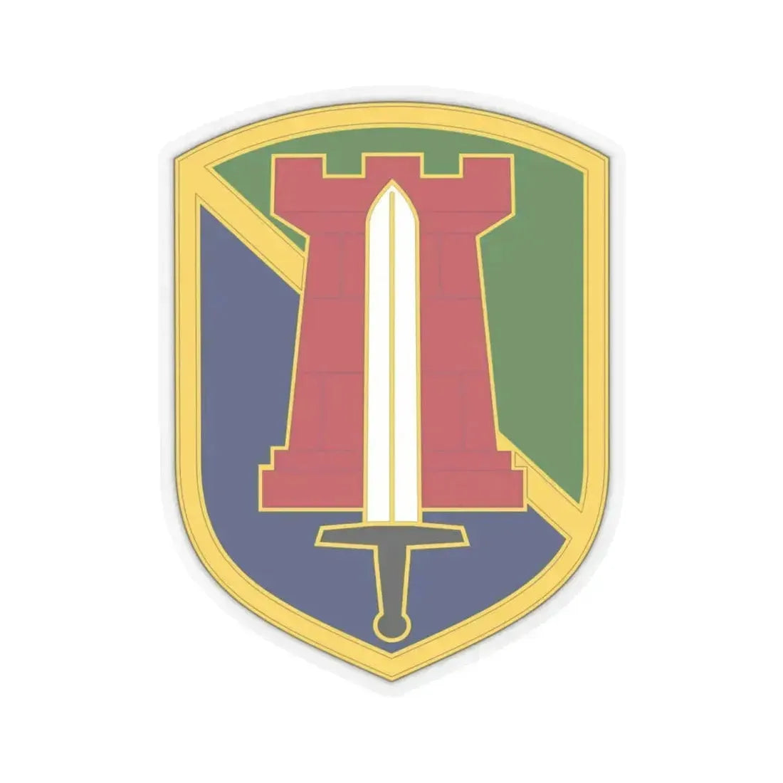 204 Maneuver Enhancement Brigade (U.S. Army) STICKER Vinyl Kiss-Cut Decal 4 Inch Transparent - The Sticker Space