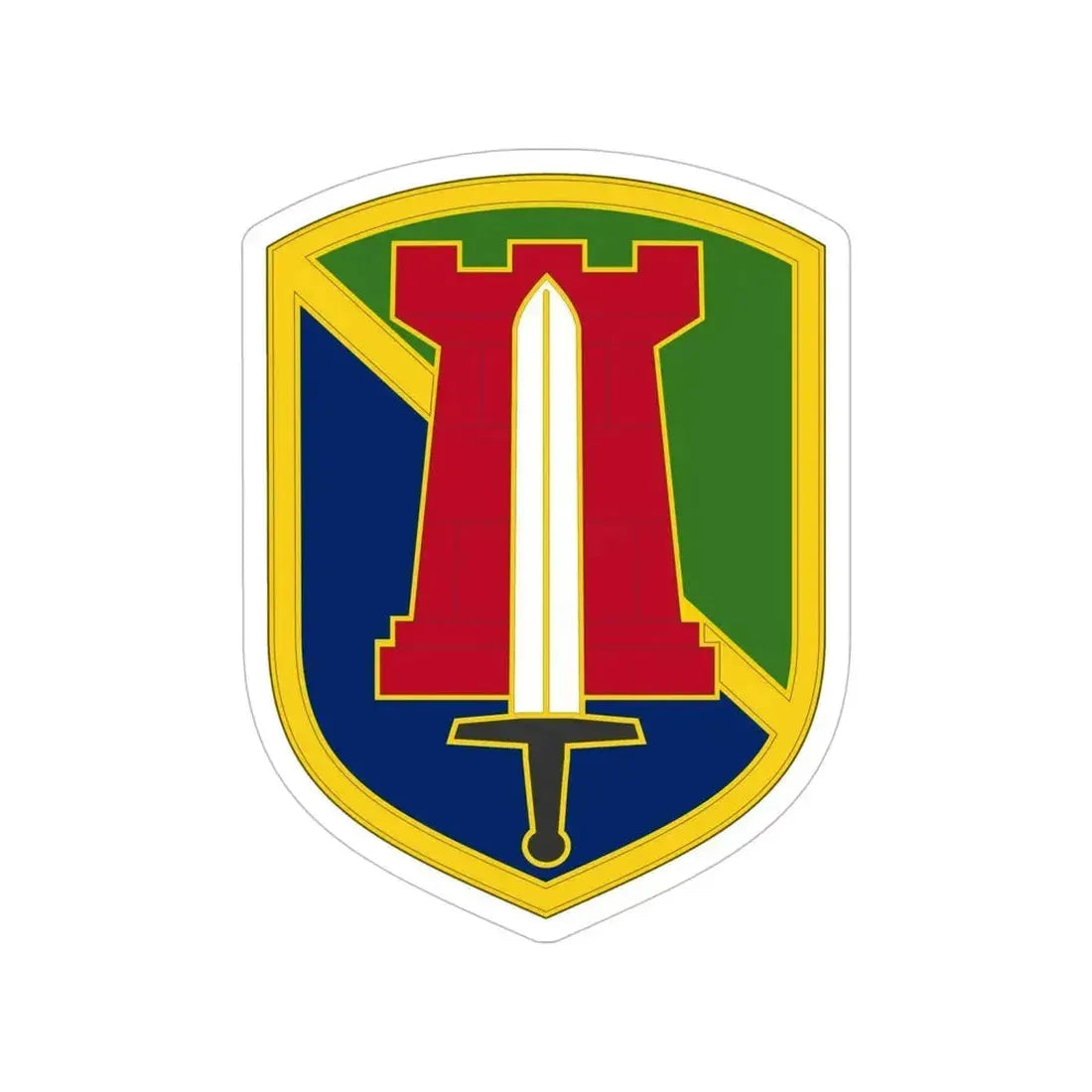 204 Maneuver Enhancement Brigade (U.S. Army) Transparent STICKER Die-Cut Vinyl Decal - The Sticker Space