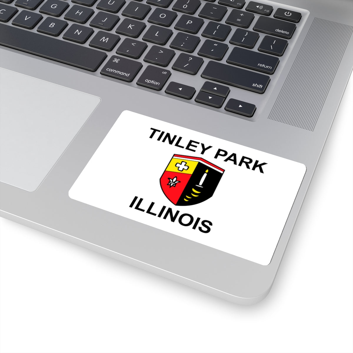 Flag of Tinley Park, IL - STICKER Vinyl Kiss-Cut Decal