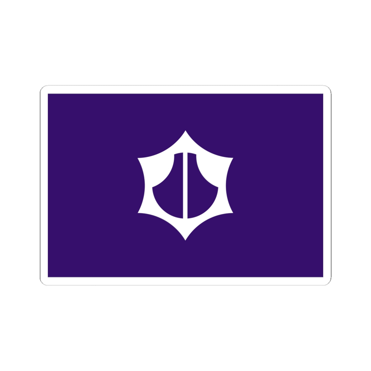 Flag of Omihachiman Shiga (Japan) STICKER Vinyl Kiss-Cut Decal