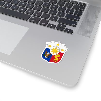 Arms of the Philippines (Philippines) (Coat of Arms) STICKER Vinyl Kiss-Cut Decal