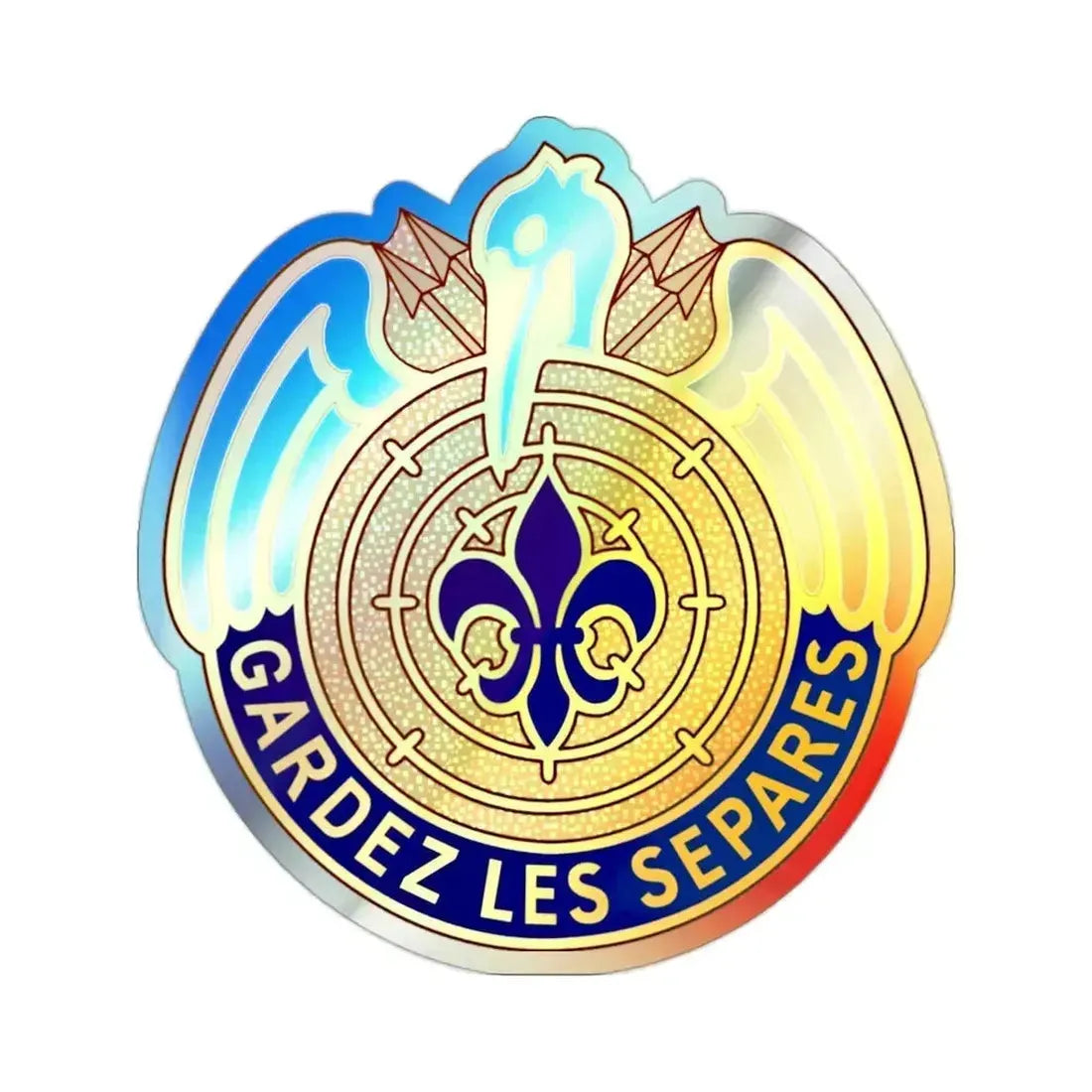 204th Aviation Group (U.S. Army) Holographic STICKER Die-Cut Vinyl Decal 2 Inch Holographic - The Sticker Space