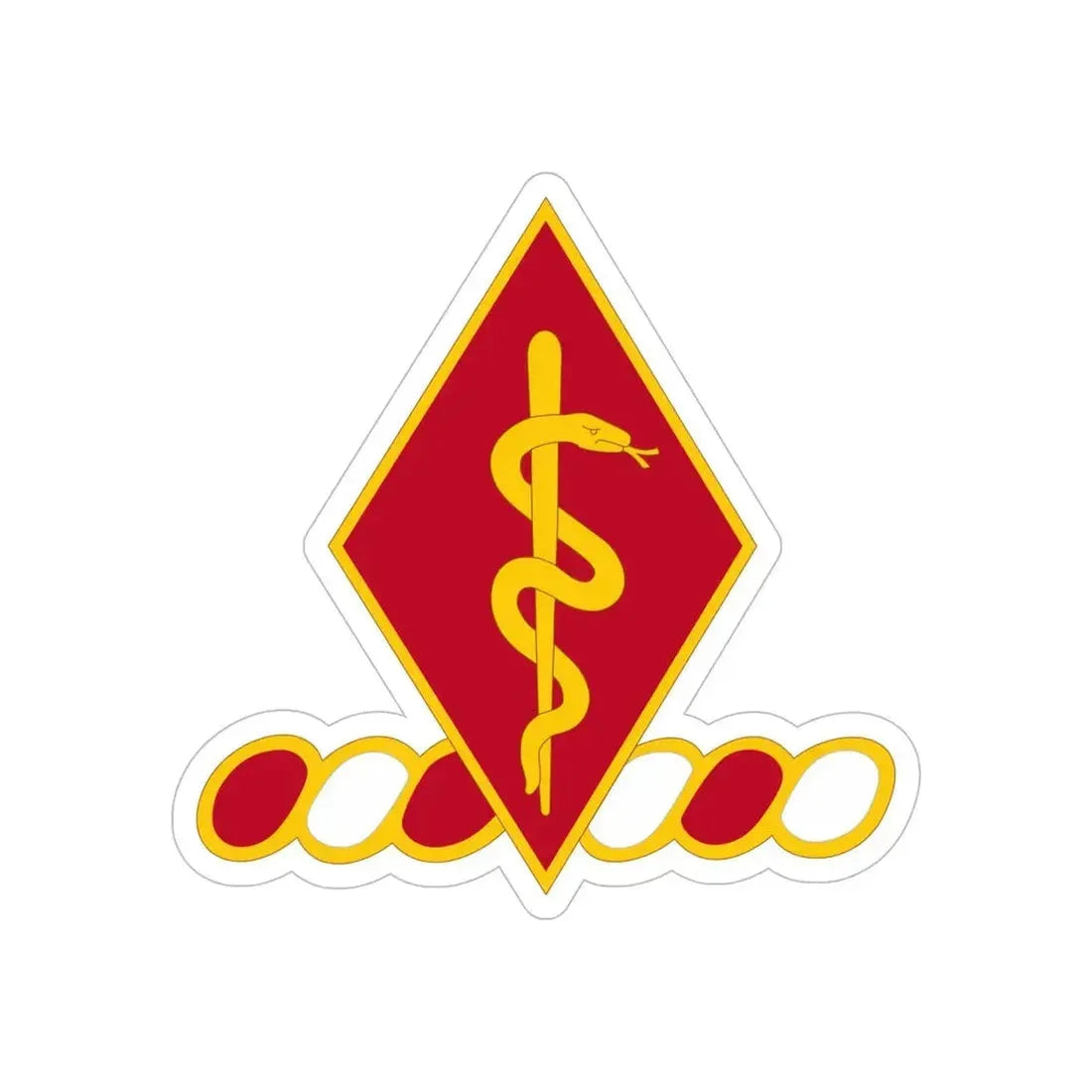 204th Brigade Support Battalion (U.S. Army) REVERSE PRINT Transparent Die-Cut STICKER - The Sticker Space