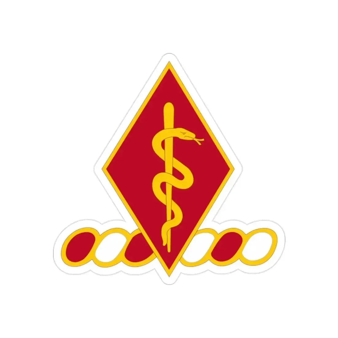 204th Brigade Support Battalion (U.S. Army) REVERSE PRINT Transparent Die-Cut STICKER - The Sticker Space